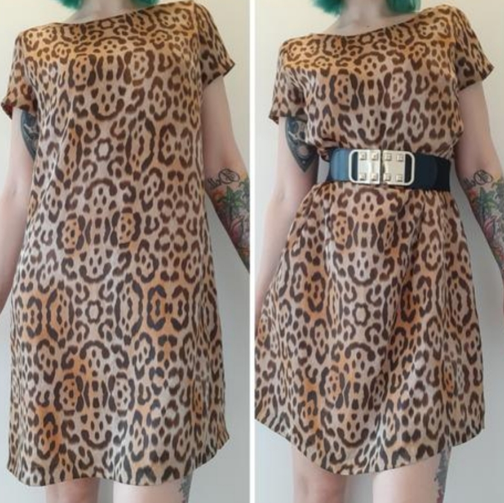 Sinéquanone Jaguar Print Dress.